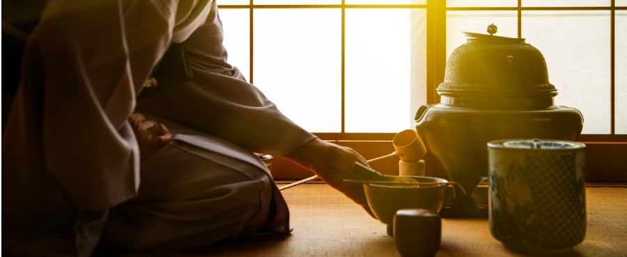 cerimônia do chá na cultura do Japão