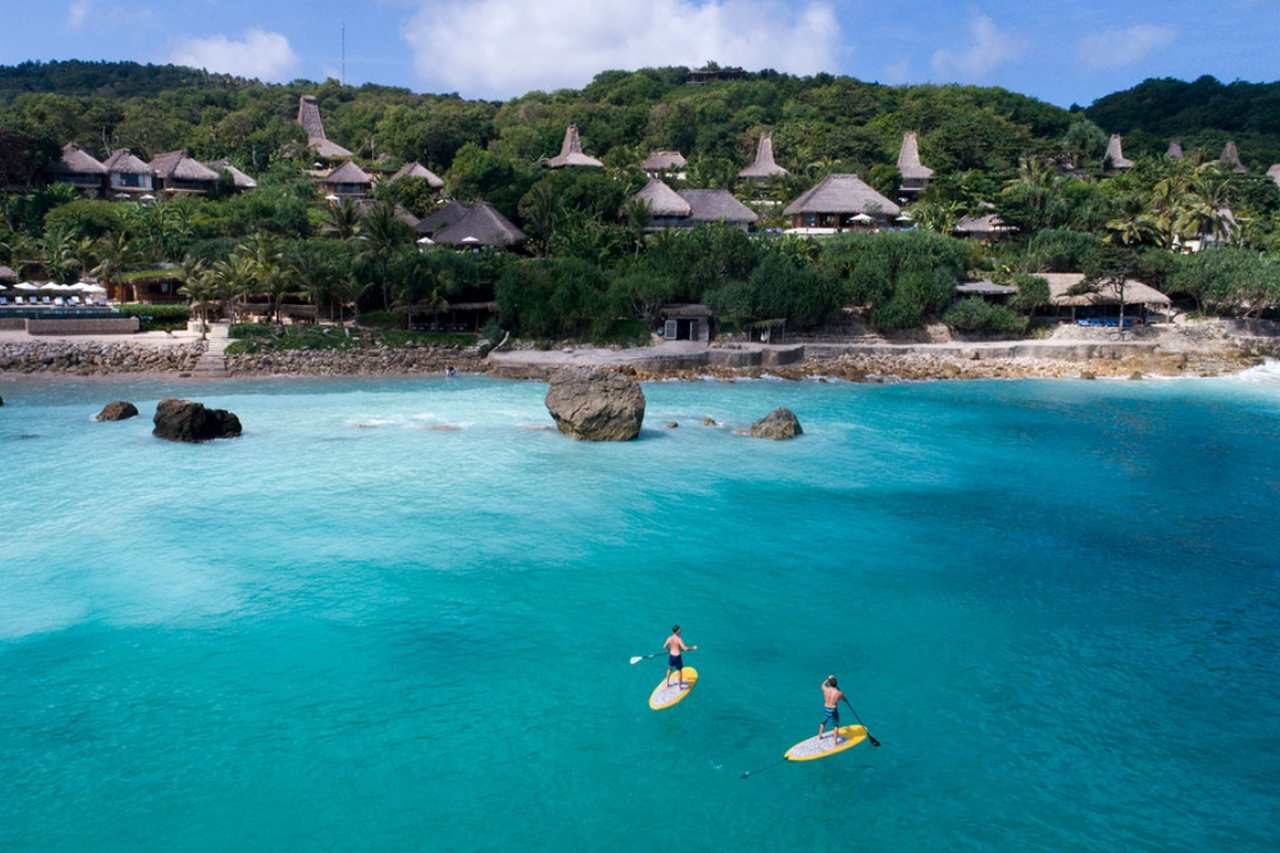 paisagem da ilha de Sumba na Indonésia