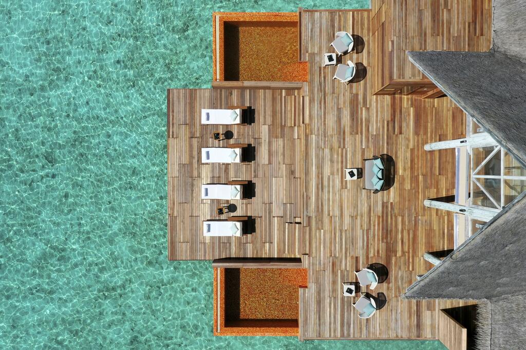 Anantara Kihavah, um dos hotéis nas ilhas Maldivas.