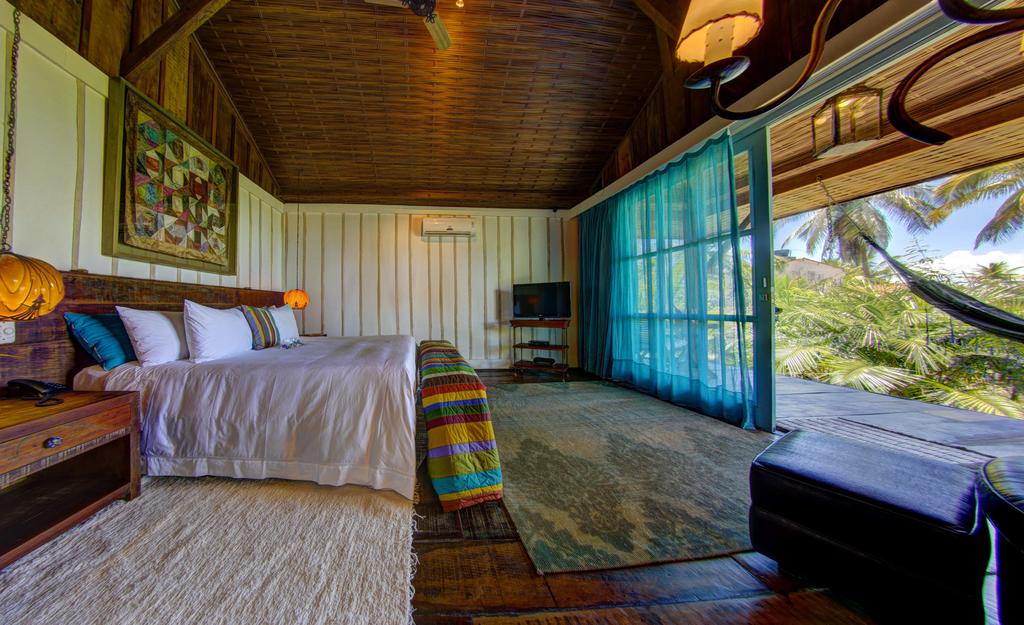 Quarto da Casa dos Arandis, na Península de Maraú.